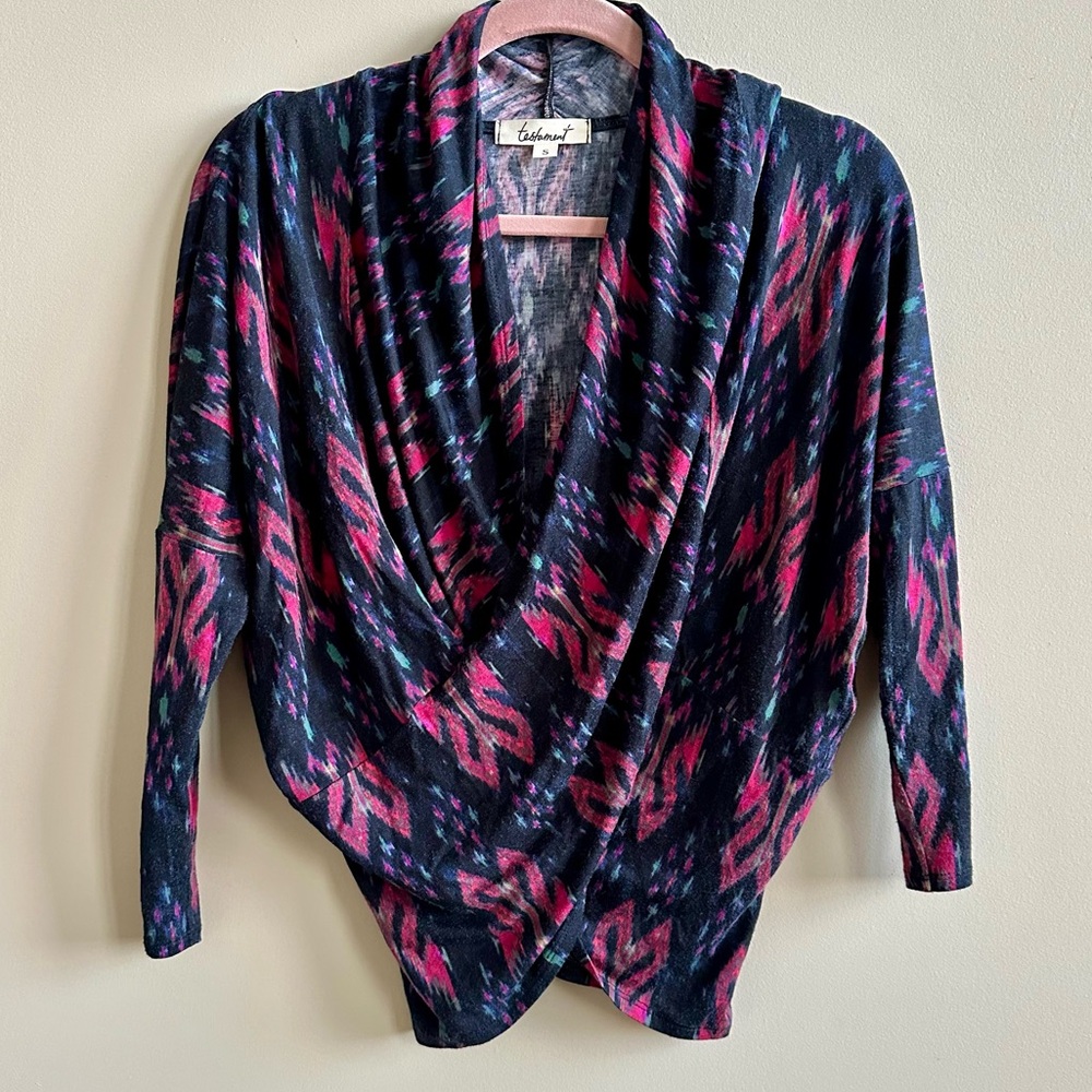 Testament Faux Wrap Top